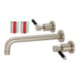 Kingston Brass Kaiser Two-Handle Wall Mount Tub Faucet Fashion