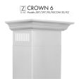 ZLINE Crown Molding 6 For 587 597 KE KECOM-30 KZ Wall Range Hood Stainless Steel (CM6-587 597 KE KECOM-30 KZ) on Sale