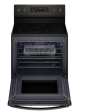 Whirlpool 30 in. 5.3 cu. ft. 5 Burner Element Electric Range in Black Stainless Steel - display_model Online Hot Sale