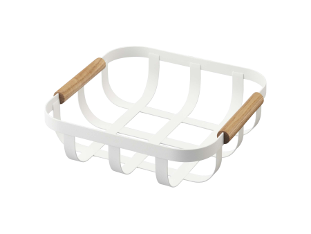 Fruit Basket - Steel + Wood Online Sale