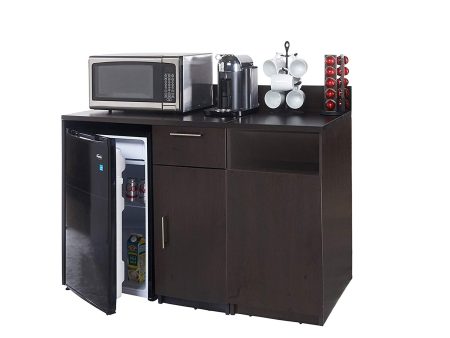 Breaktime 2 Piece 3267 Coffee Kitchen Lunch Break Room Furniture Cabinets Fully Assembled Ready to Use, Instantly Create Your New Break Room, Espresso Online