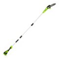 Greenworks - 24-Volt 8-Inch Cordless Pole Saw (1 x 2.0Ah Battery and 1 x Charger) - Black Green - open_box Sale