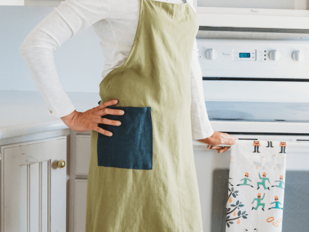 Sage Green - The All Day Classic Apron Sale