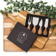 Lynn & Liana Designs 4-Piece Cheese Knife Set with Acacia Wood Handles Online now