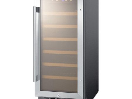 SUMMIT 15 in. Ultra-Slim Built-In Wine Cellar (SWC1535B) For Discount