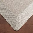 Martha Stewart Mira Modern Heathered Anti-Fatigue Air-Infused Kitchen Mat, Coffee Brown, 19.6 x39  - new Online now