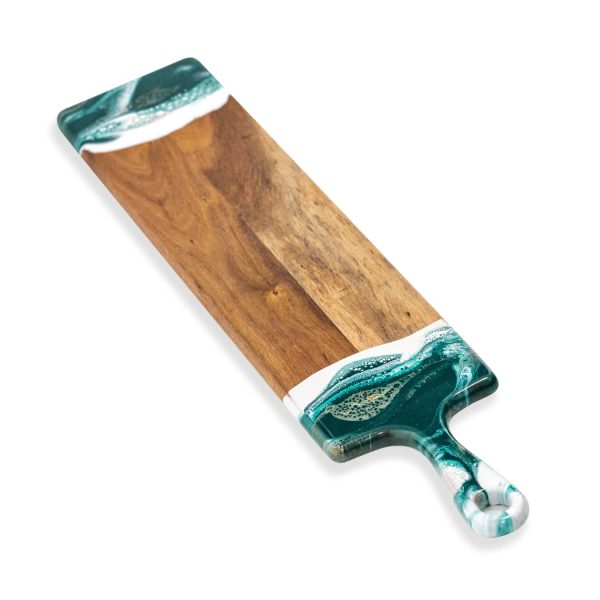 Lynn & Liana Designs 5 in. x 24 in. Baguette Acacia Cheeseboard Online Sale