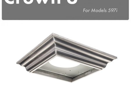 ZLINE Crown Molding #6 For Island Range Hood (CM6-597i) Hot on Sale