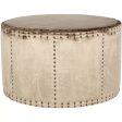 Sherri Cocktail Ottoman with Nail Heads - Safavieh - open_box Online Sale