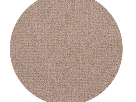 Home Queen Indoor Outdoor Commercial Beige Color Area Rug - 2  Round, Stain Resistant, Living Room, Pet-Friendly and Stylish, Machine-Made Solid Area Rug, Polypropylene Material - new Supply