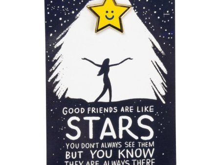 Good Friends Are Like Stars - Apron Pin Sale