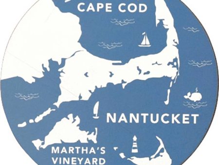 Coastal Cape Coasters - Set Hot on Sale