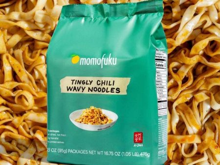 Tingly Chili Wavy Noodle 5pk Supply