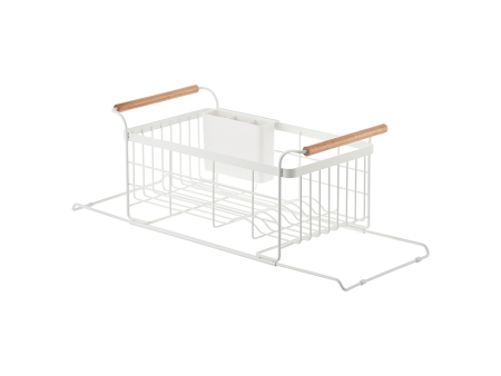 Over-the-Sink Dish Rack - Steel + Wood on Sale