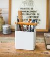 Pen + Desk Organizer - Two Sizes - Steel + Wood on Sale