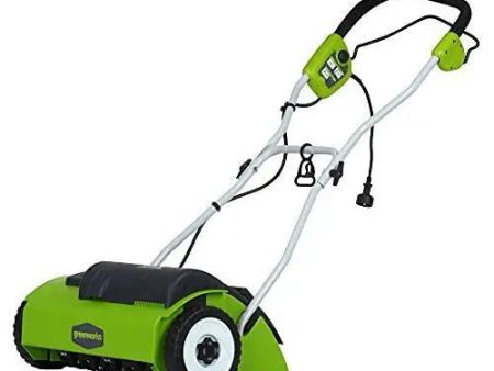 Greenworks 10A Corded 14-Inch Dethatcher - open_box Fashion