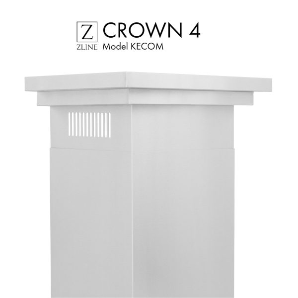 ZLINE Crown Molding 4 For Wall Range Hood (CM4-KECOM) Online now