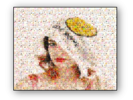 Photo Mosaic Canvas Print Online